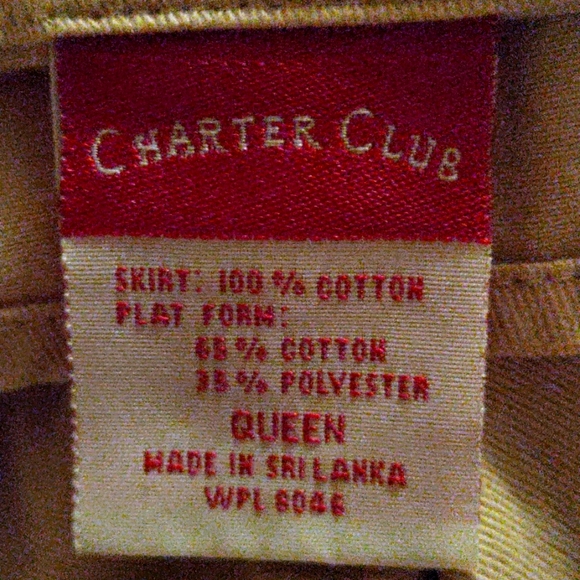 Charter Club Queen size bed skirt - Picture 1 of 5